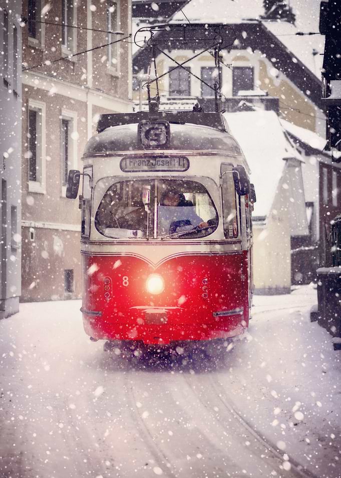 Tram Around a city