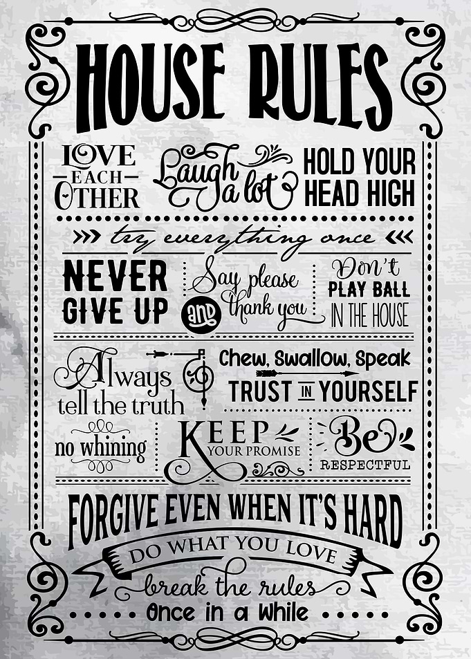 Funny House Rules