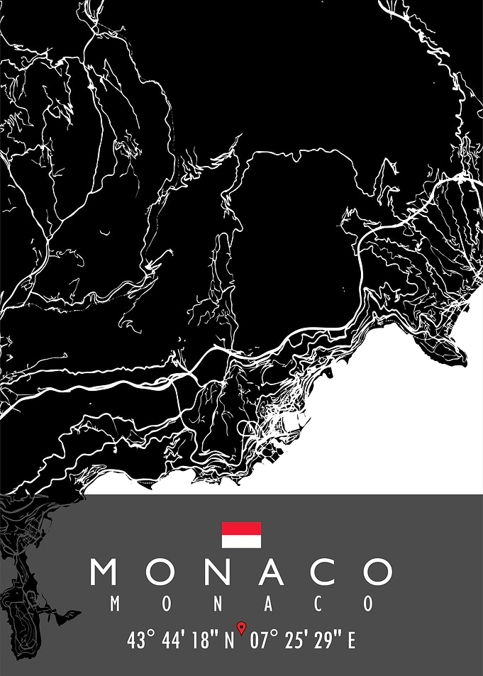MONACO CITY MAP