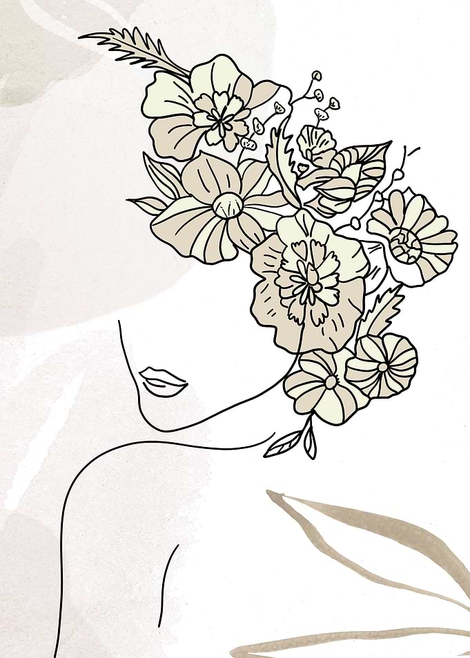 Minimalist portrait