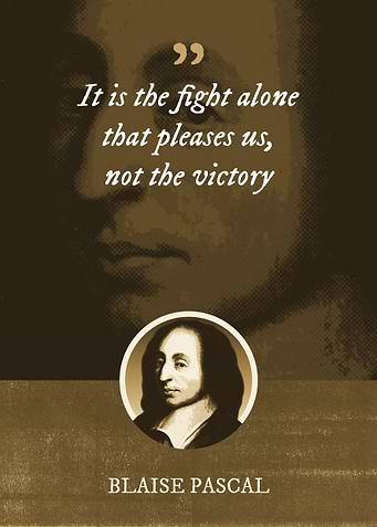 It is the fight alone that