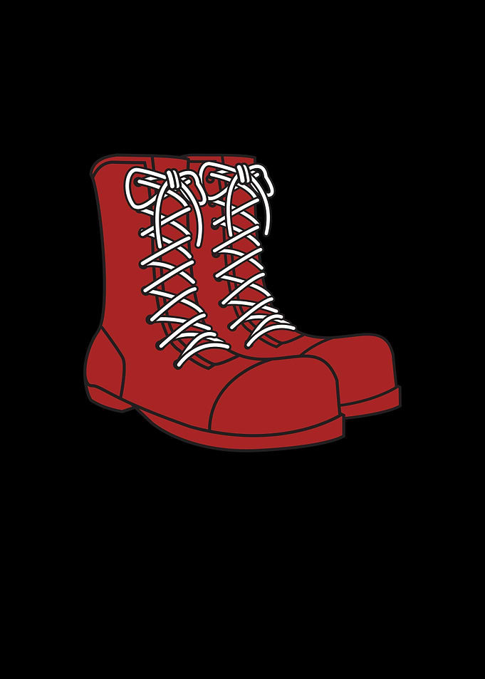 Boots Red Boxing Shoes