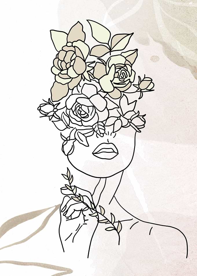 Minimalist portrait