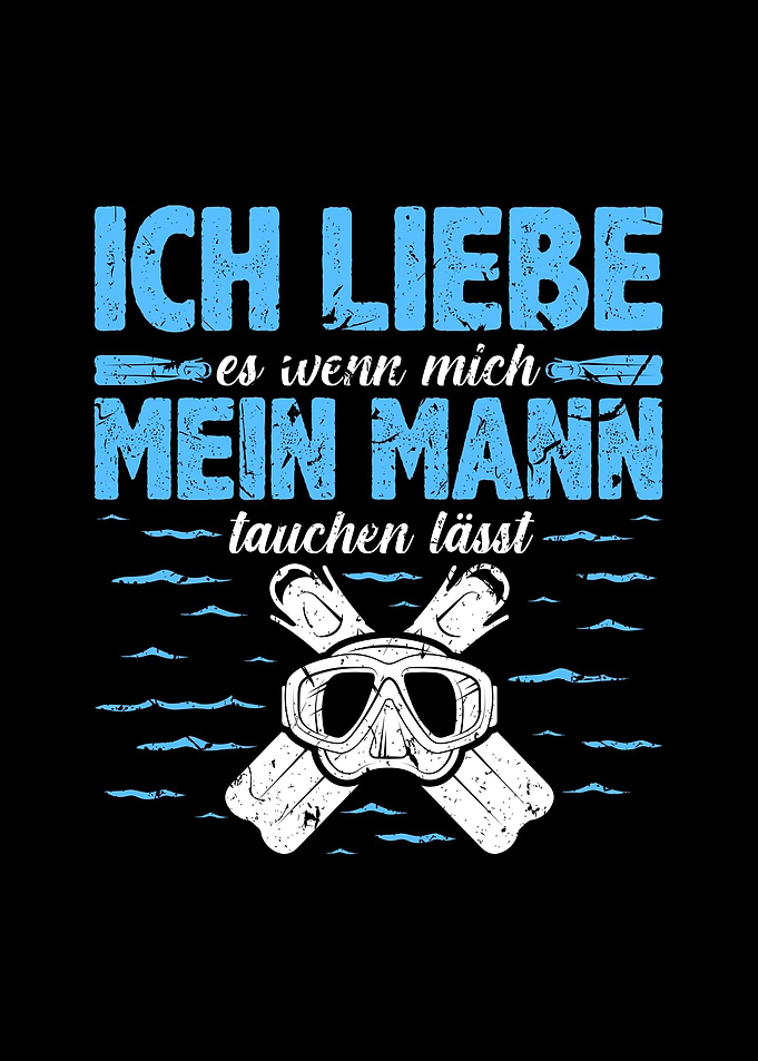 Taucherin Geschenk Tauchen