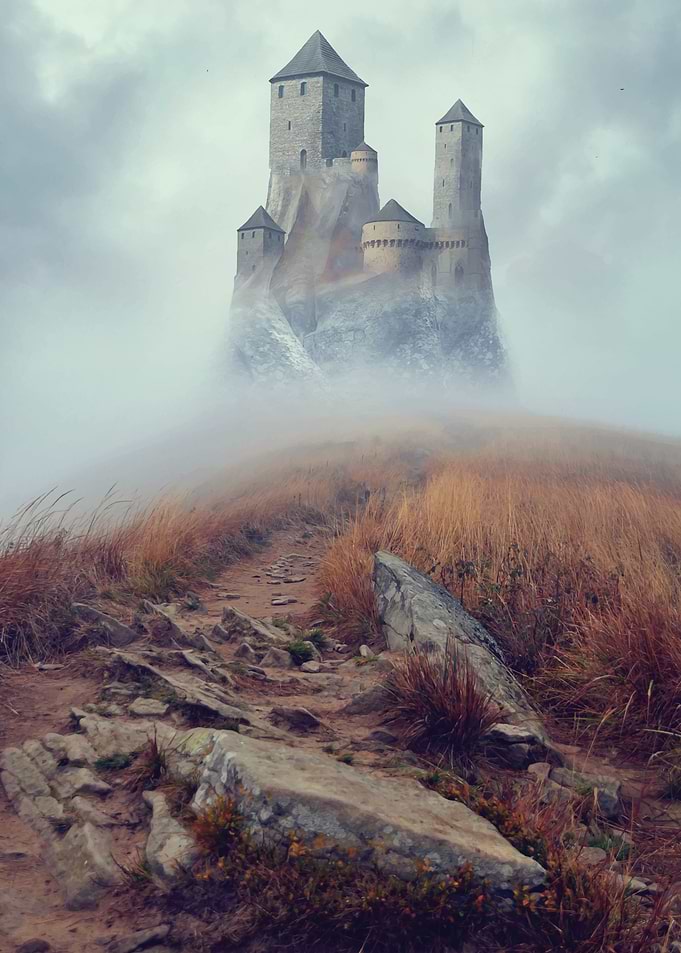 Way to the old castle