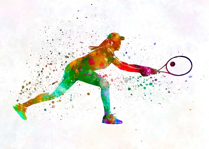 Woman tennis player