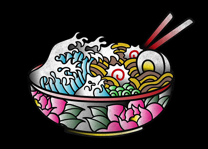 ramen waves