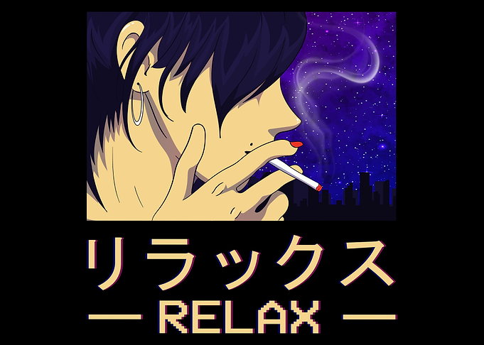 Smoking Anime Girl Japan