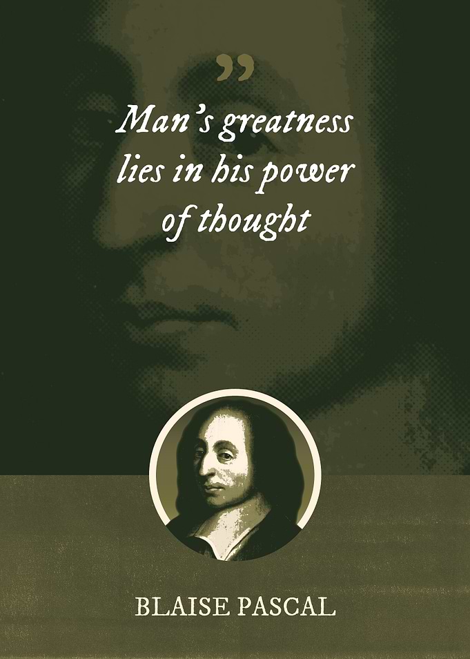 Mans greatness lies in