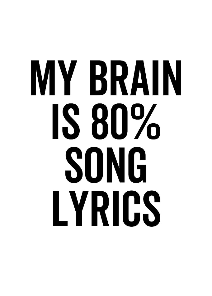 My Brain Is 80 Song