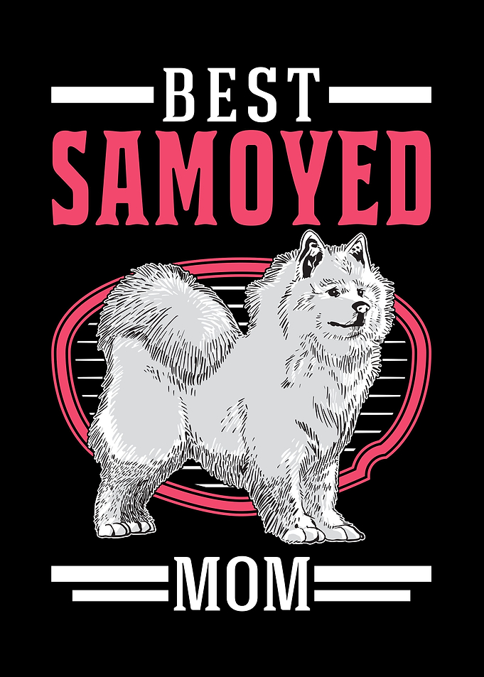 Best Samoyed Mom Sled Dog
