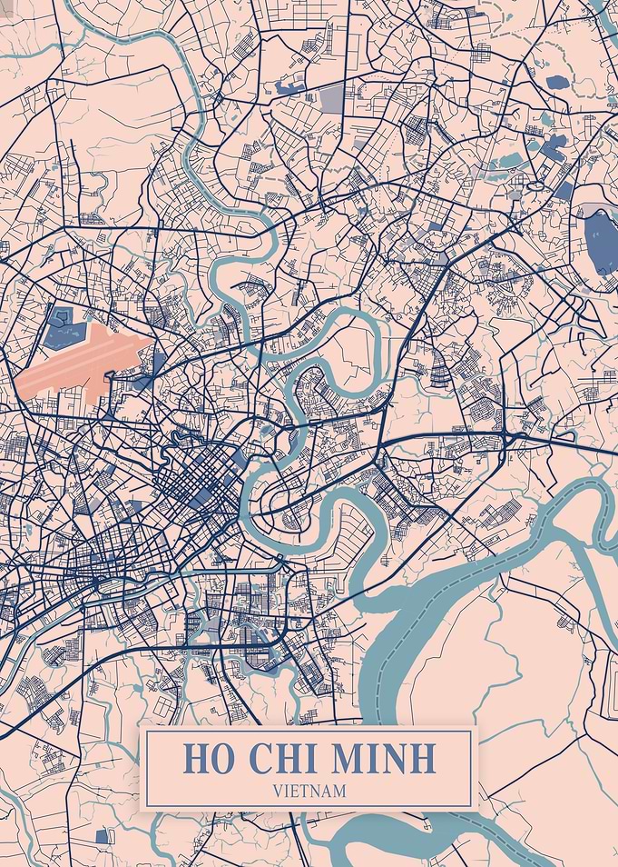 Ho Chi Minh Breezy Map