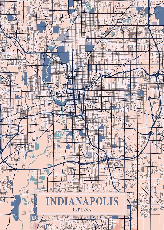 Indianapolis Breezy Map