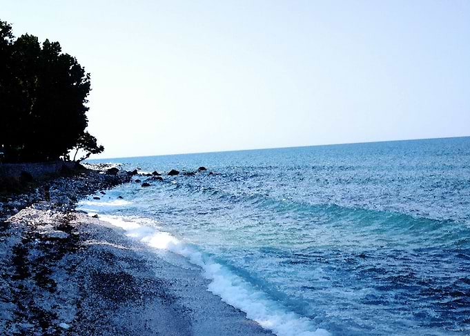 The sea