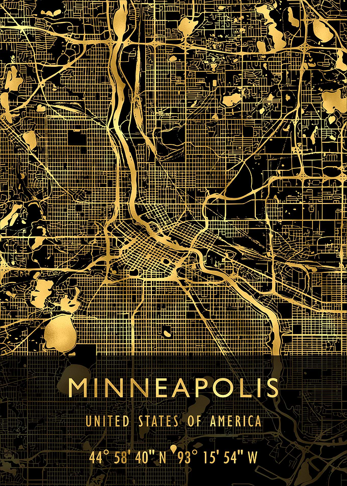 MINNEAPOLIS MAP USA