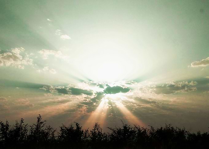 Rays of light