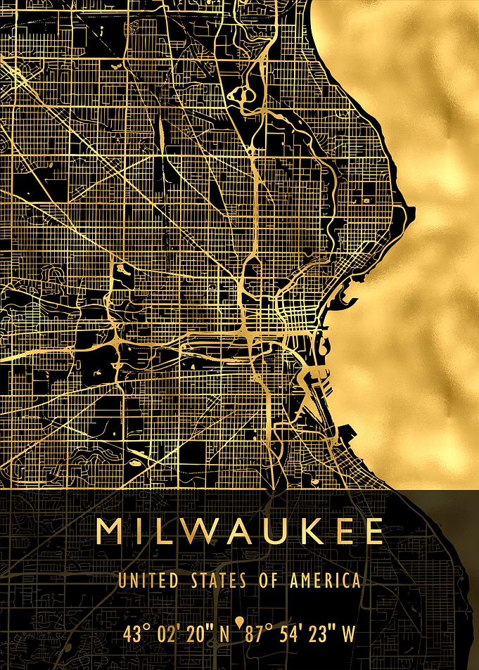MILWAUKEE MAP USA