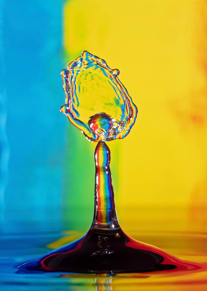 Rainbow Water Drop