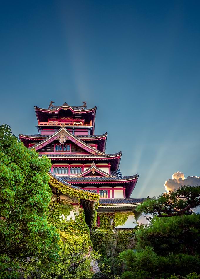 Sunset at Fushimi Momoyama