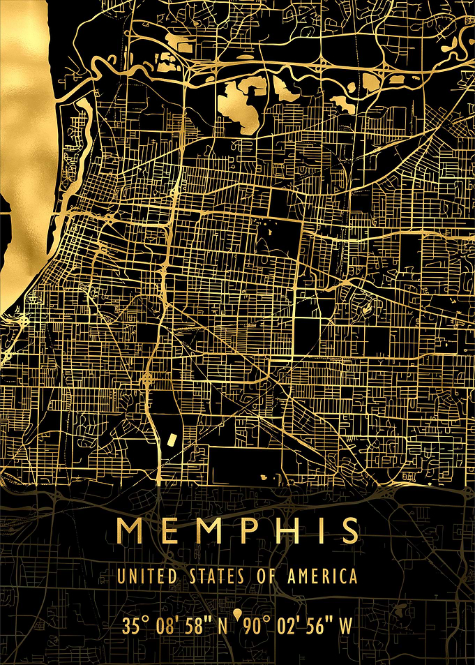 MEMPHIS MAP USA