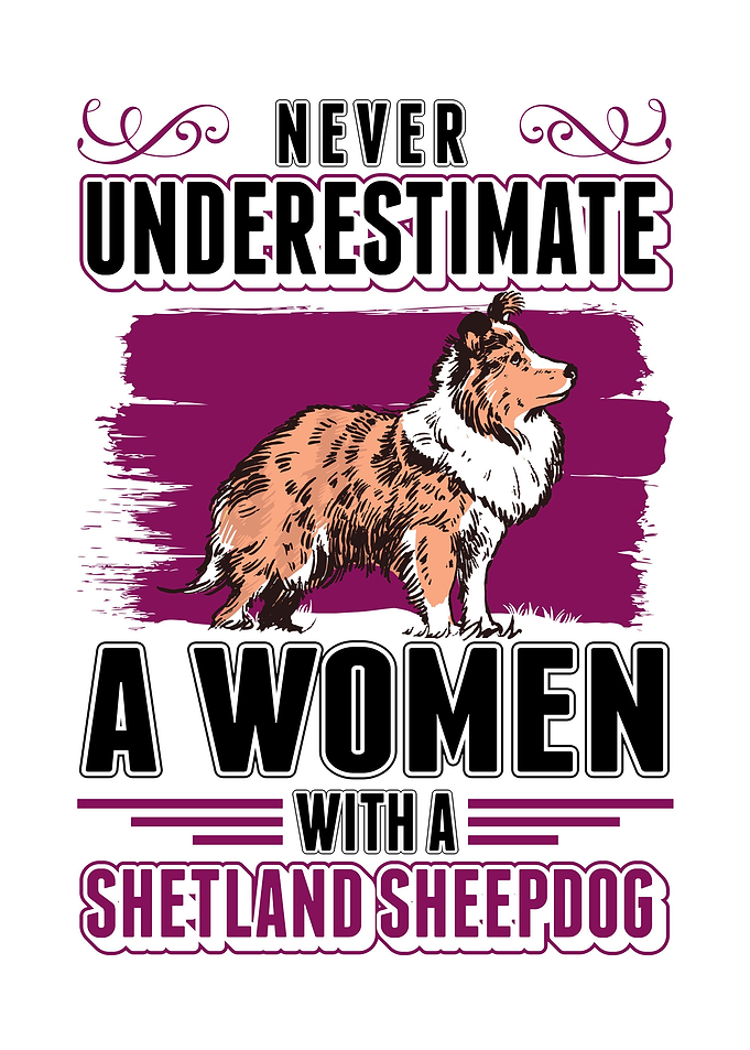 Shetland Sheepdog Woman