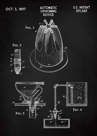 AUTOMATIC SIPHON CHALK