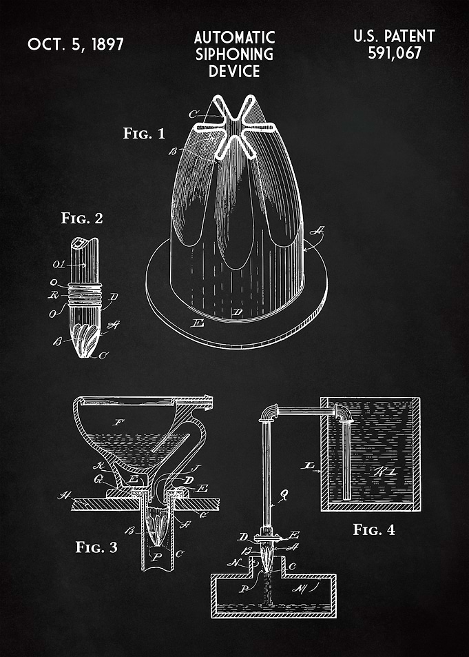 AUTOMATIC SIPHON CHALK
