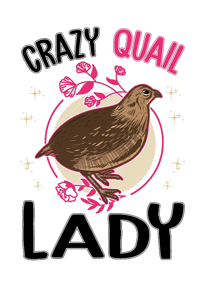 Crazy Quail Lady Farmer