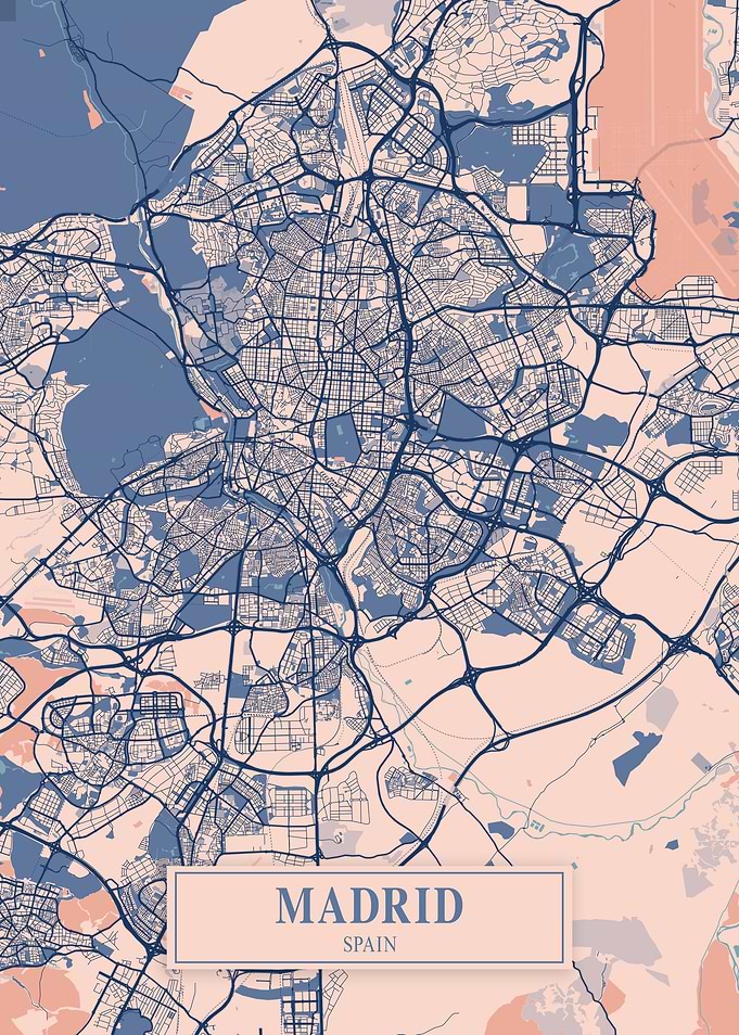 Madrid Breezy Map