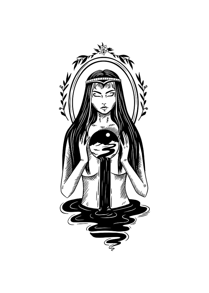 DARK ART MAGIC WOMAN