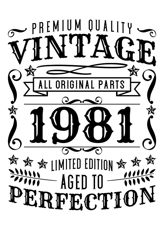 Vintage Premium Year 1981