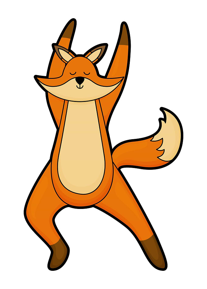 Fox Yoga Stretching