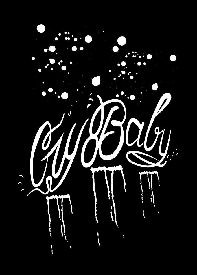 Lil peep cry baby poster