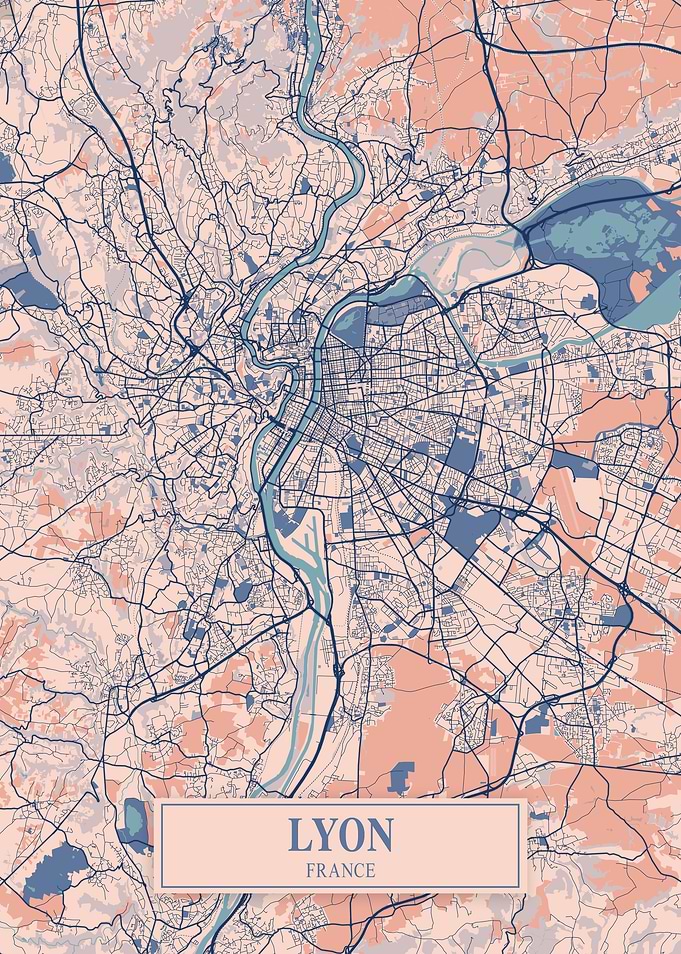 Lyon Breezy Map