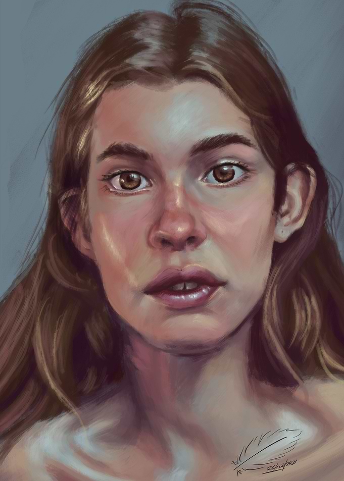 Girl in Blue