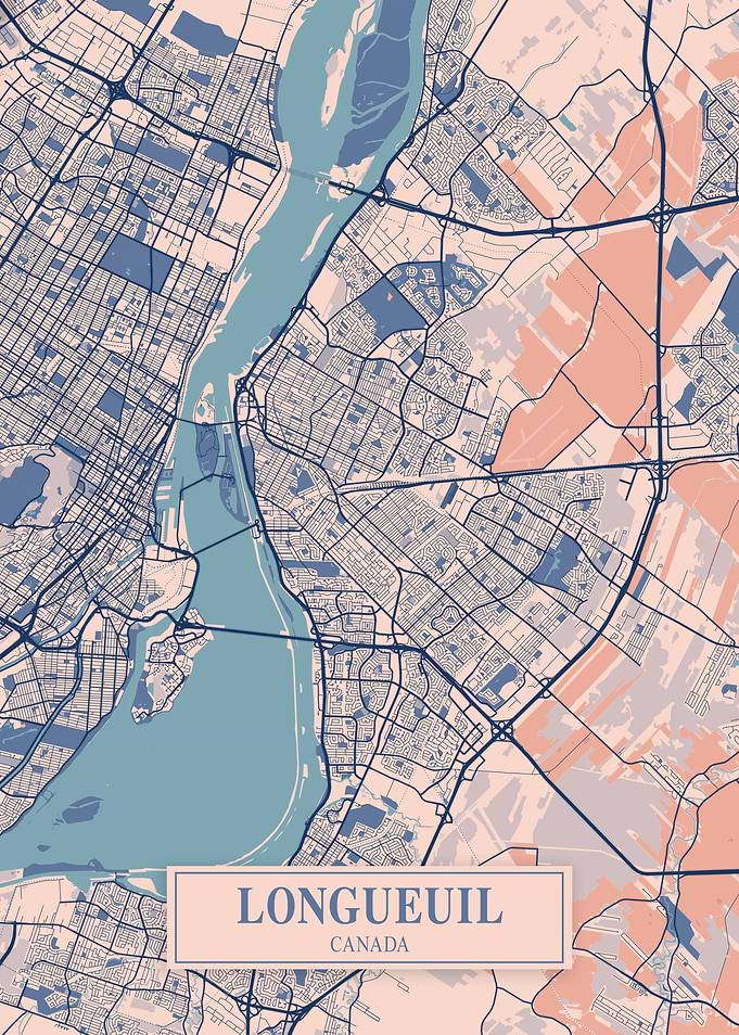 Longueuil Breezy Map