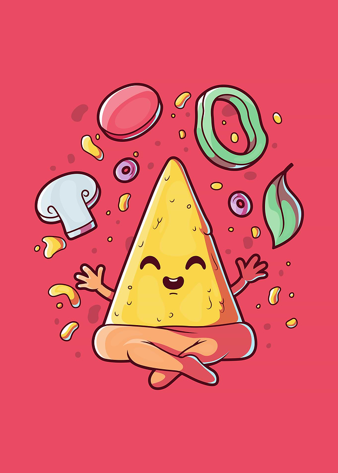 Poster Illustration Pizza