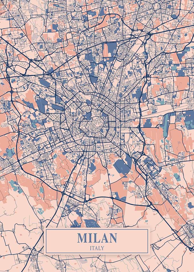 Milan Breezy Map