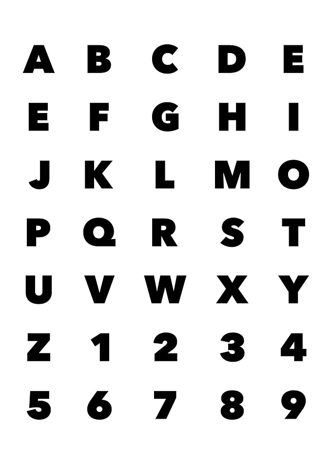 Aplhabet and Numbers ABC