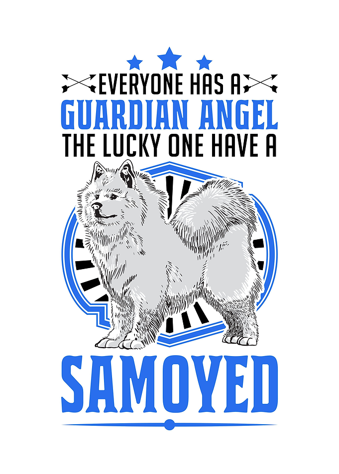 Samoyed Guardian Angel