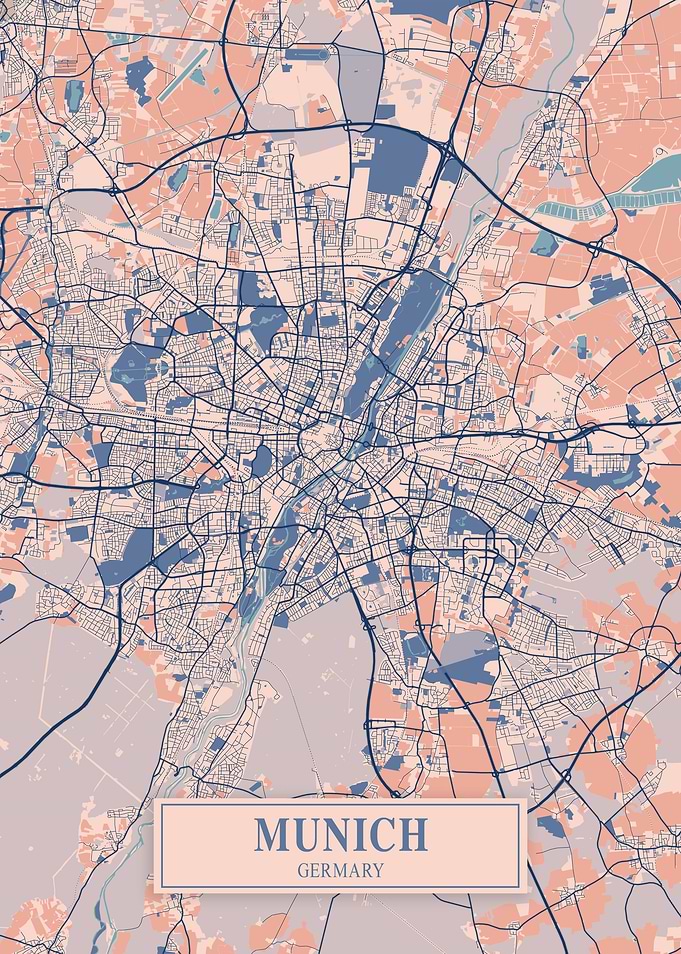 Munich Breezy Map