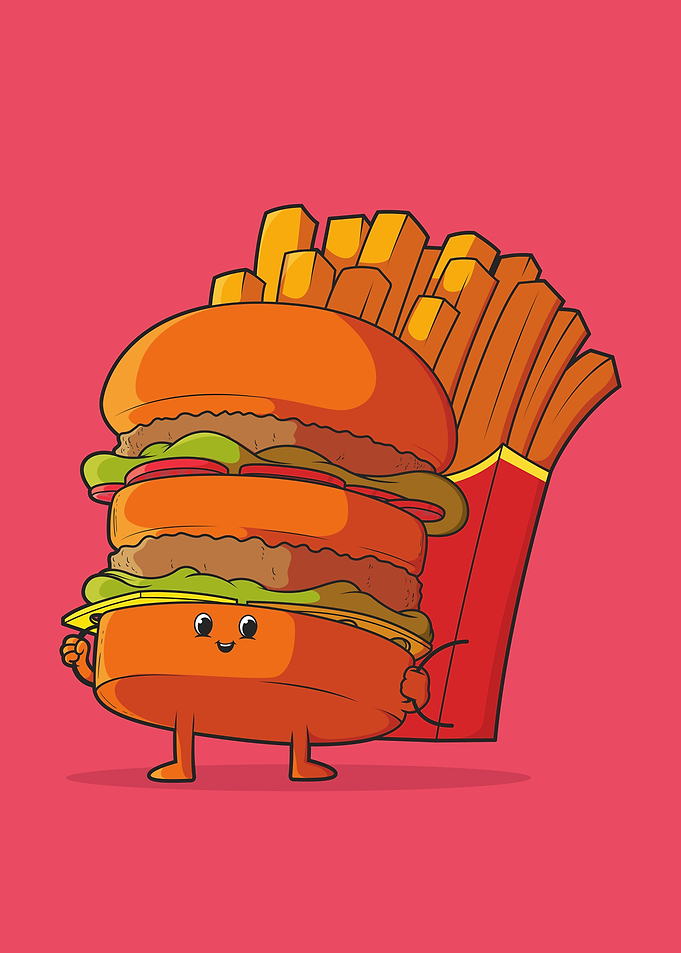 Poster Illustration Burger