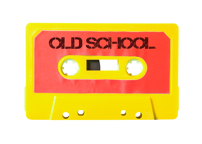 Cassette electric old scho