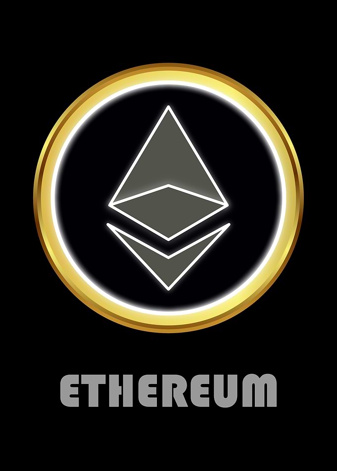 Ethereum Symbol Gold
