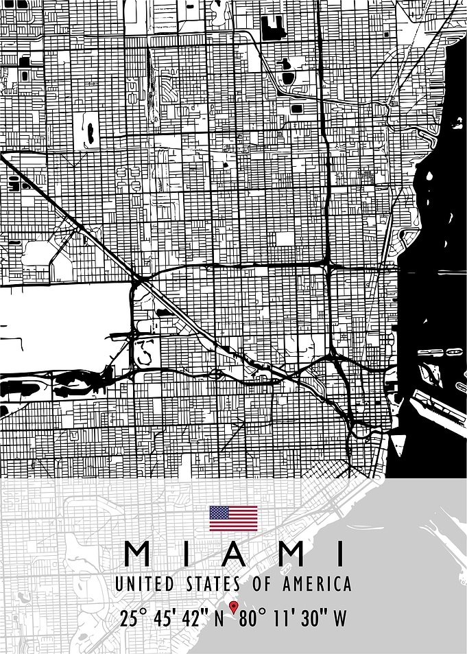 MIAMI MAP USA