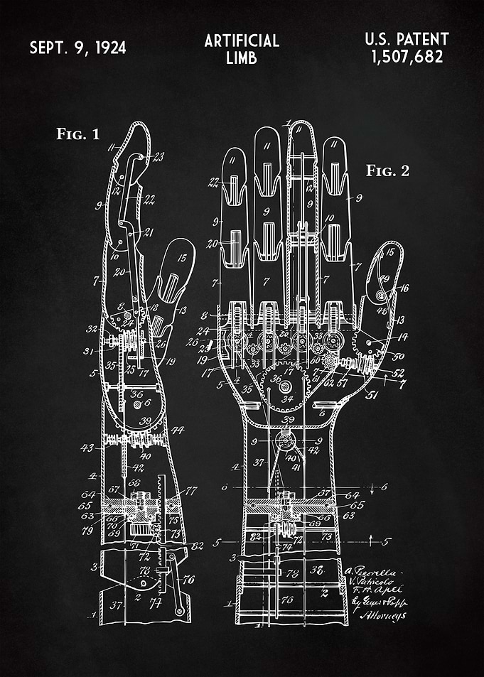 ARTIFICIAL LIMB CHALK