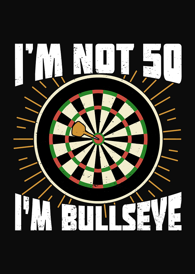 Darts Player 50 Birthday