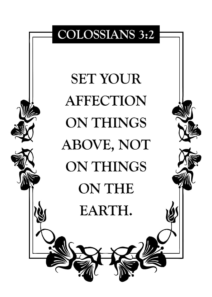 Colossians 3 2