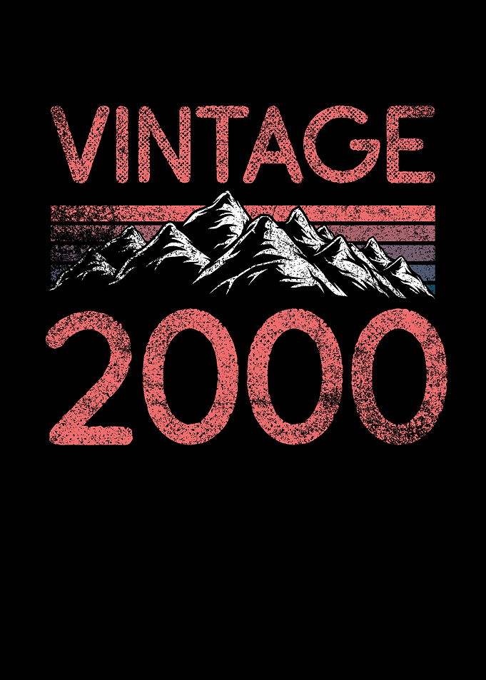Birthday mountain Vintage