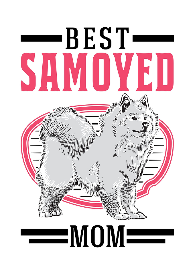 Best Samoyed Mom Sled Dog